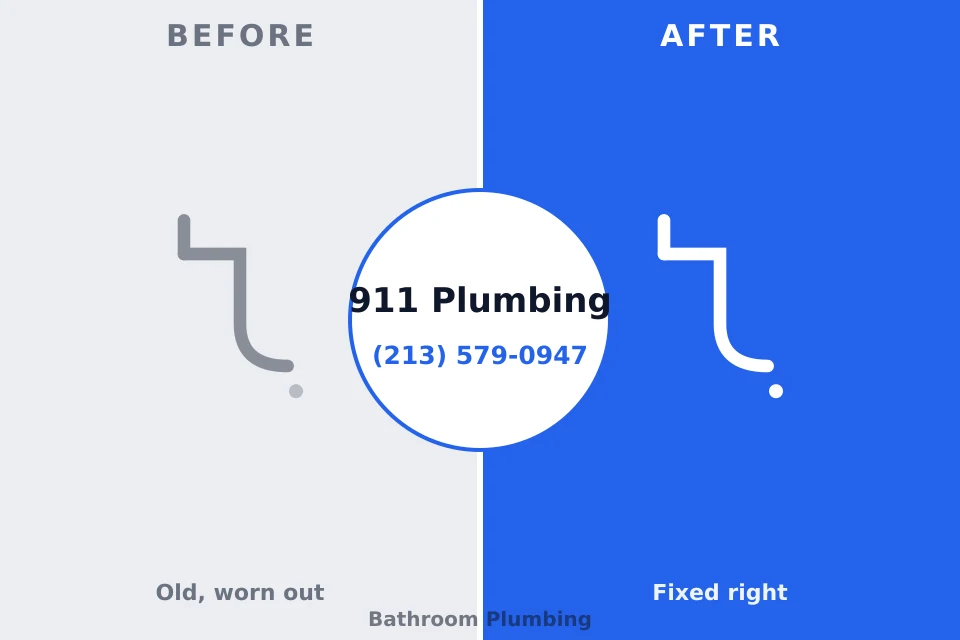 Before and after: plumbing company Rome, NY